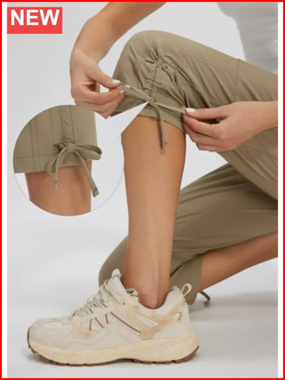 Women's Hiking Capri Pants Quick Dry Zipper Pockets